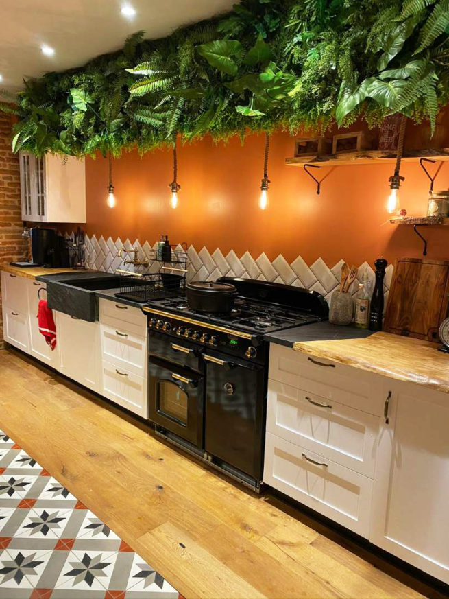 Cuisine cadre laqué