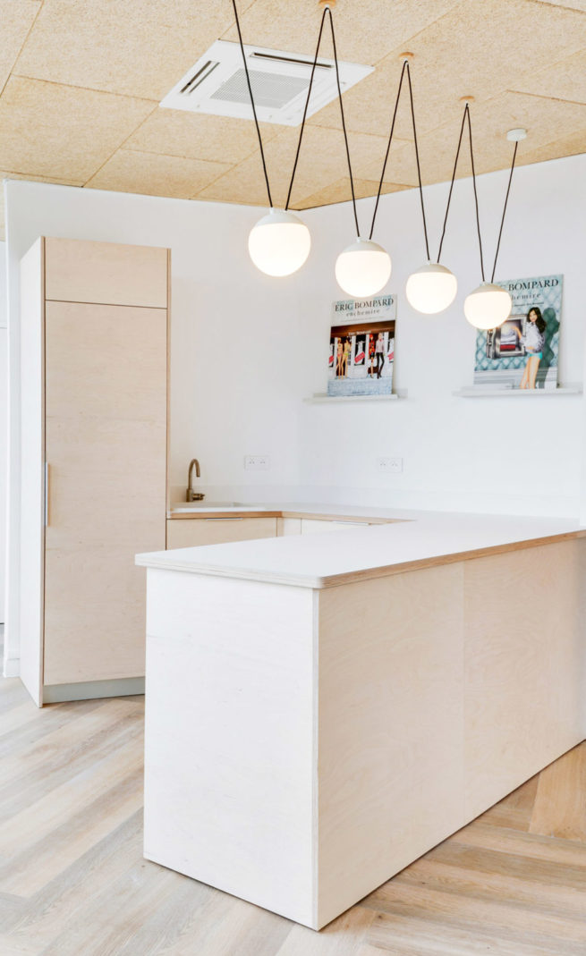 Cuisine contreplaqué